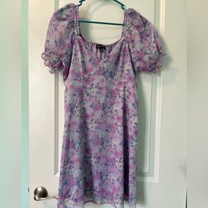 Large floral dress